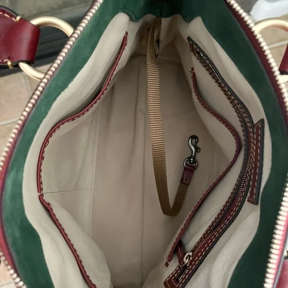 Dooney & Bourke Cherry Red Shoulder Bag - Picture 6 of 8